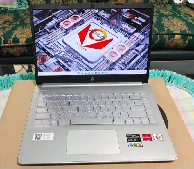 Laptop hp 14s FQ0562au series model baru garansi resmi