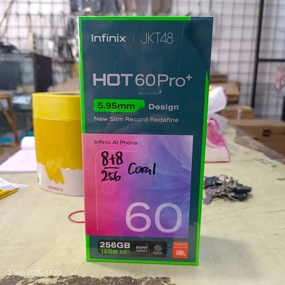 Infinix Hot 60 Pro+ | RAM 8/128GB atau RAM 8/256GB | Baterai 6000mAh