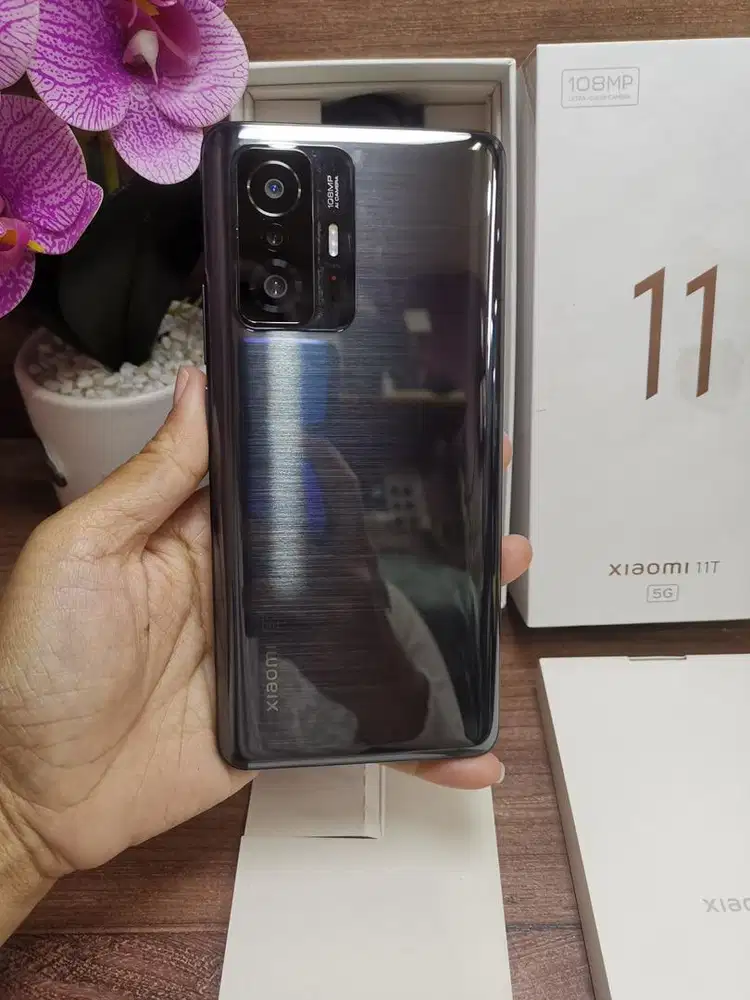 xiaomi mi 11t ram 8 256gb gray fullset terima tuker tambah