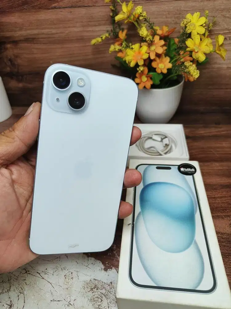 iphone 15 plus 128gb bh 84% mulus fullset ori ex resmi