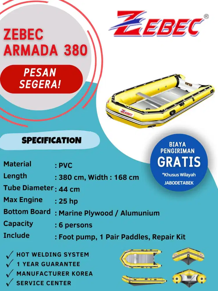 Zebec 380 Armada Kapasitas 6 orang