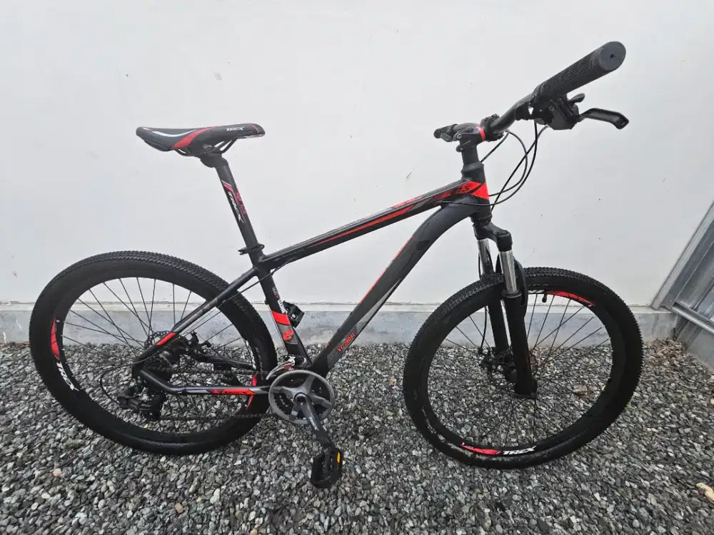Sepeda MTB Merk Trex 27,5 Warna Hitam Merah