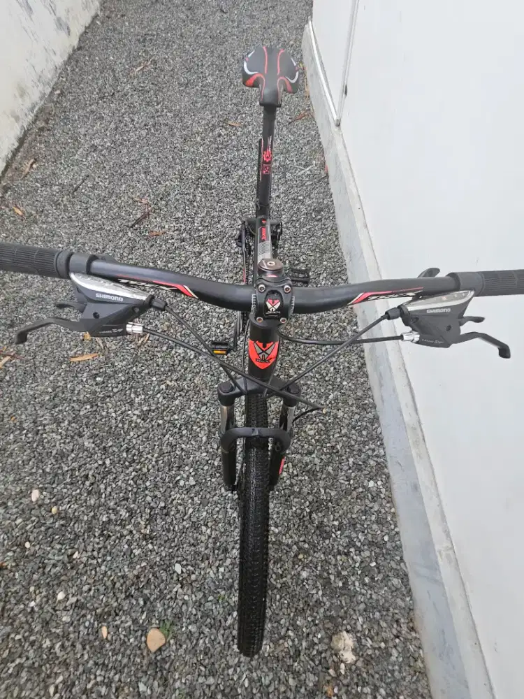 Sepeda MTB Merk Trex 27,5 Warna Hitam Merah