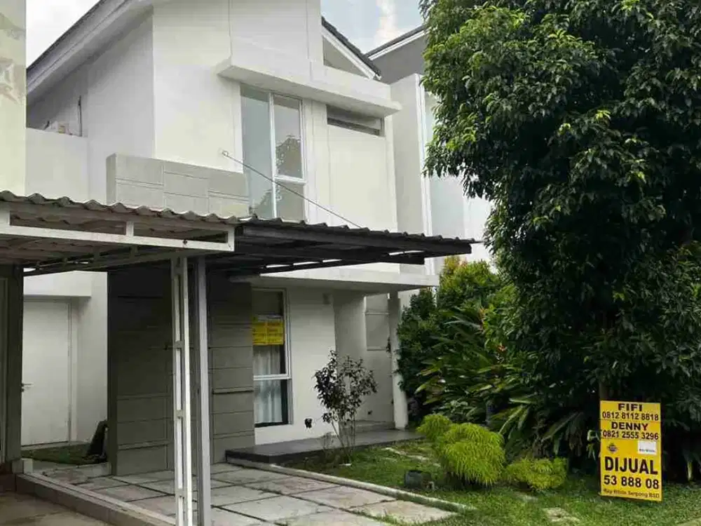 Rumah Standard Rapih Halaman Belakang The Icon BSD city