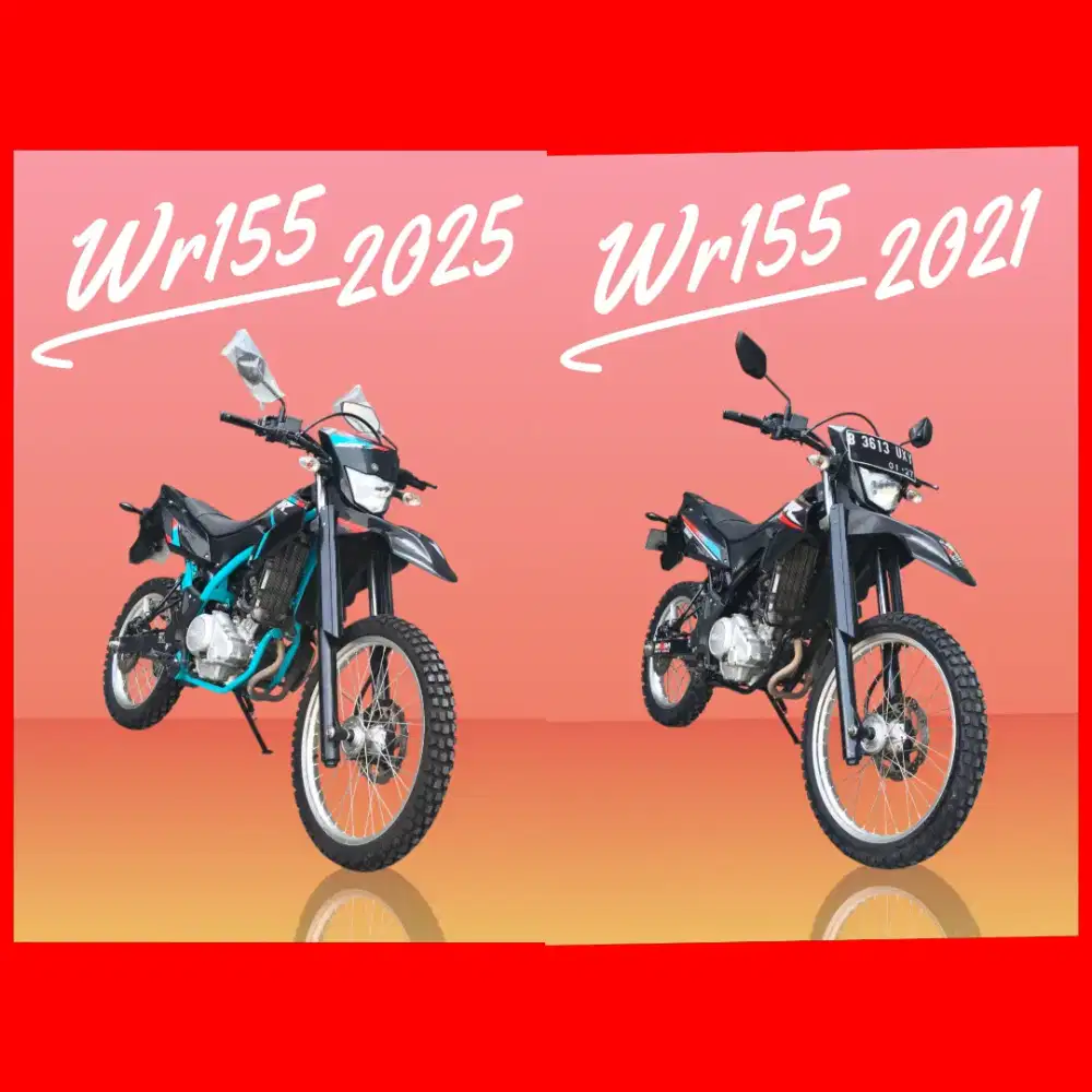 Dp 1.5jt Yamaha WR 155 wr155  (Bi jelek ktp daerah bs kredit)