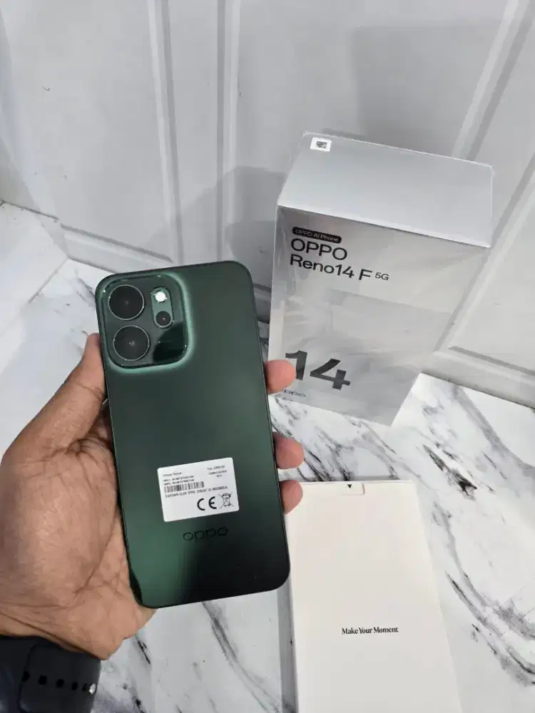 OPPO RENO 14F 4G RAM 8/256 LIKE NEW GARANSI PANJANG