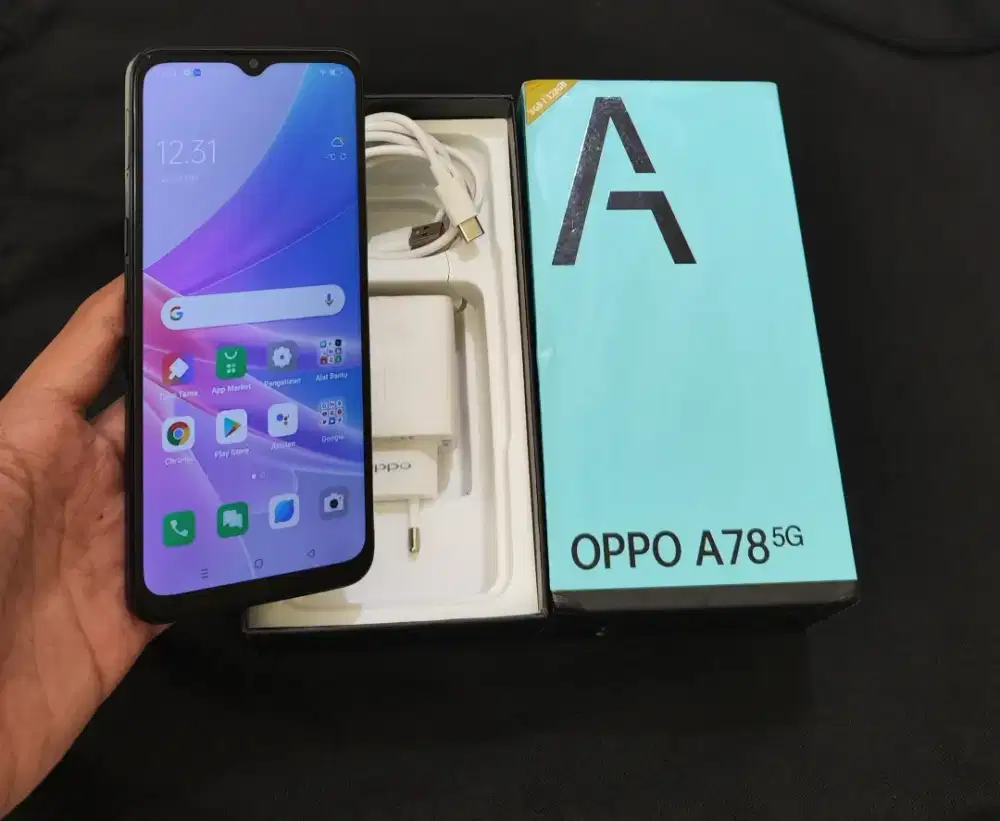Oppo A78 5G Ram 8+4/128gb fullset
