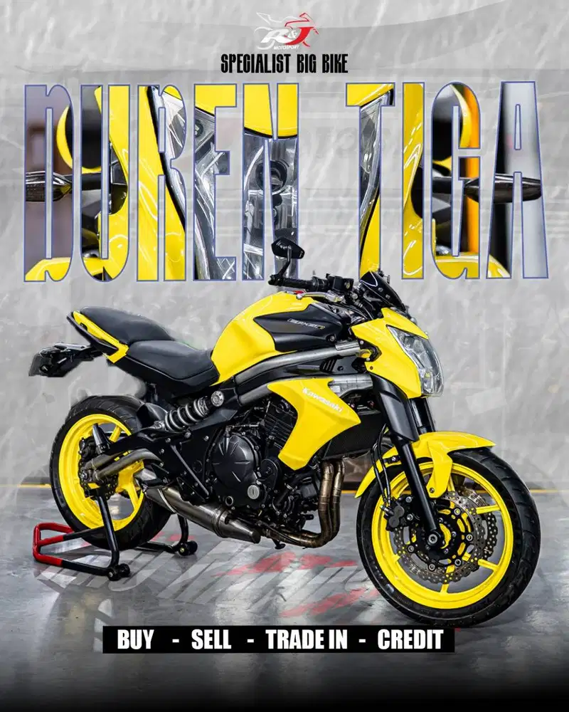 Kawasaki ER6N 650cc Nik 2012 Km 31.000an Full Paper  ‎