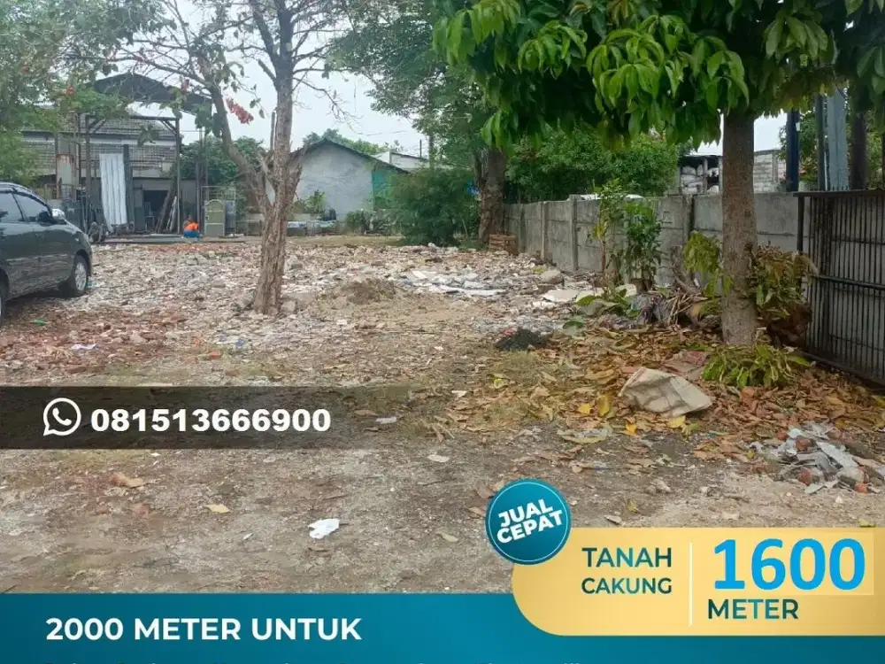 Jual Tanah Cakung Jakarta Pinggir Jalan Bonus Kontrakan dan Kios Lama