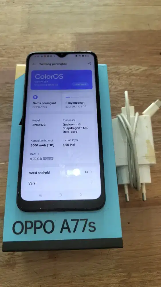 HP Oppo A77S RAM 8/128GB