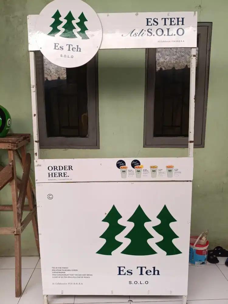 Gerobak es teh solo