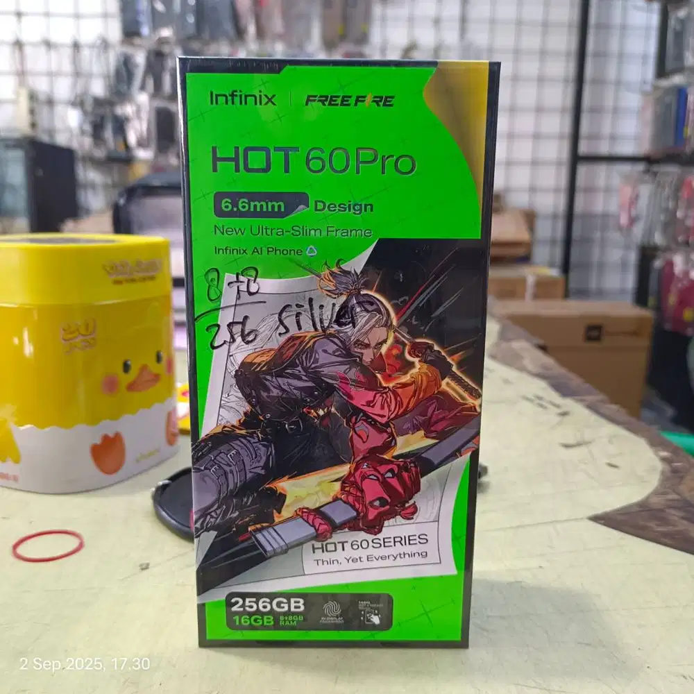 Infinix Hot 60 Pro  RAM 8+256 GB produk Original Garansi Nasional