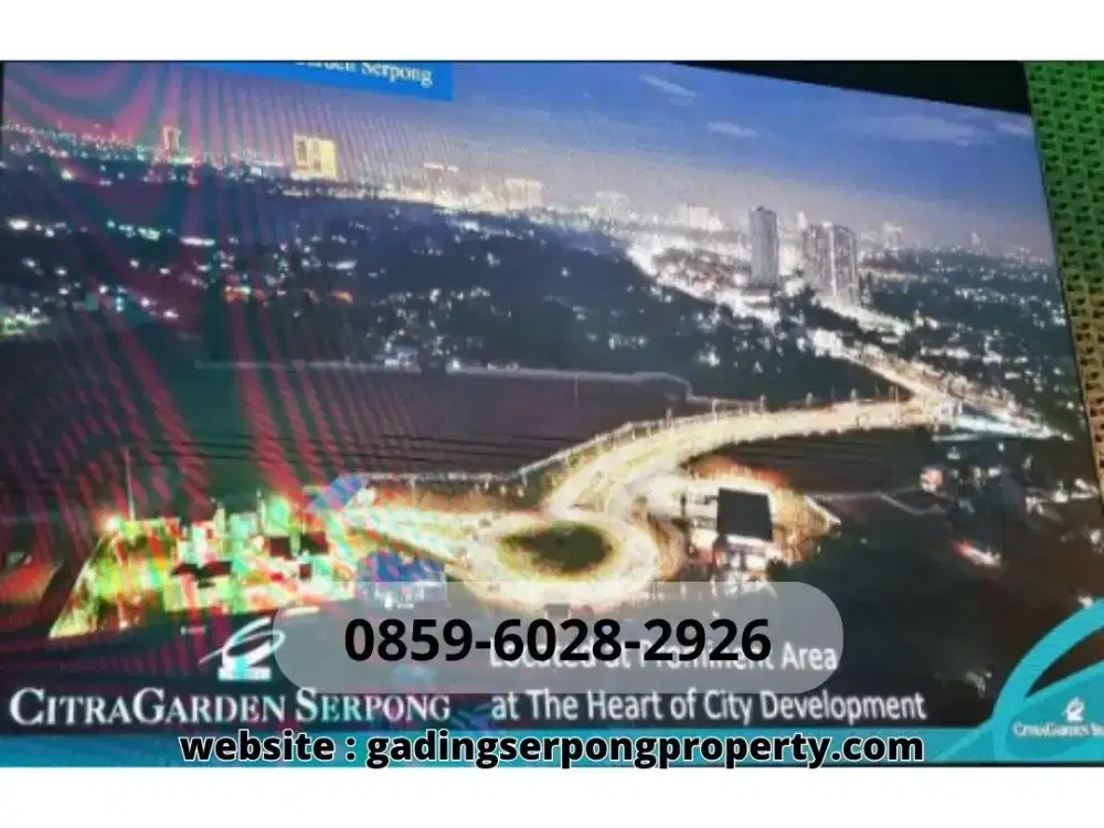 Ruko Citra Garden Serpong - New Launching 350ha by Ciputra Unit Langka