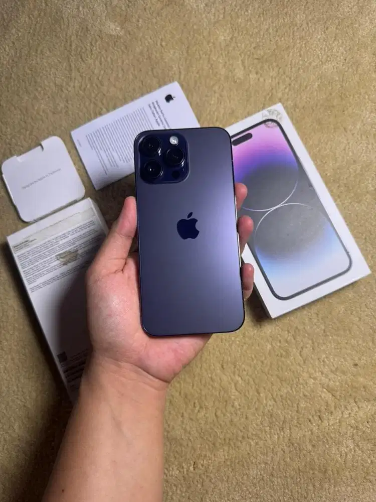 Iphone 14 promax 128 gb ex ibox fullset ori