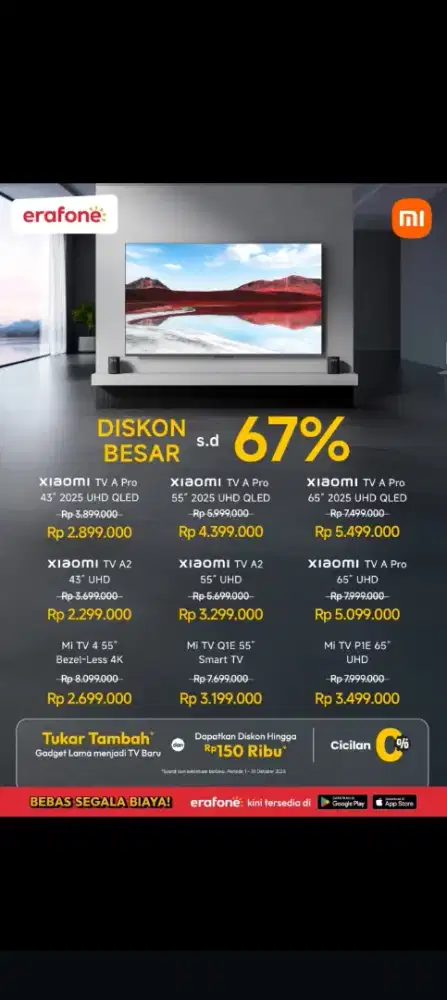 cicilan elektronik tanpa DP