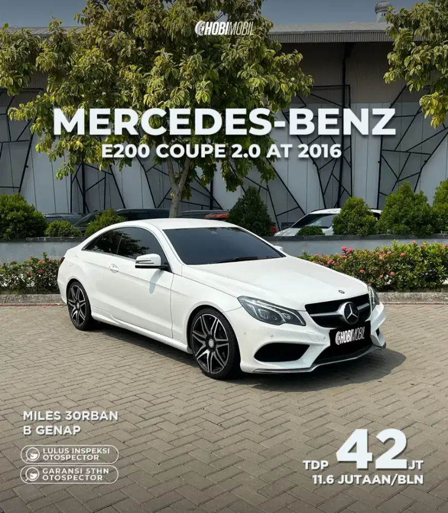 Mercy E200 Coupe 2.0 AT Pmk 2016