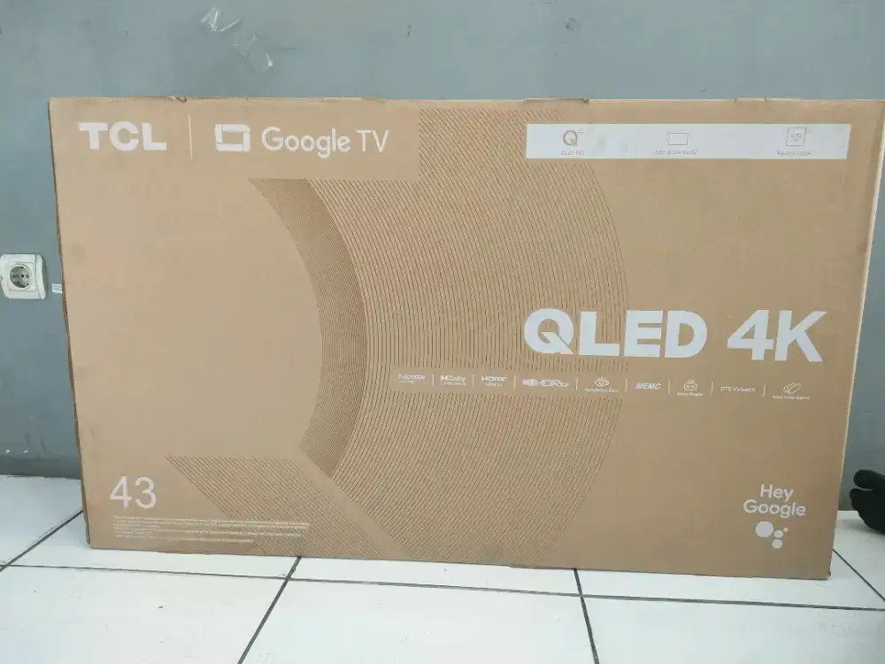 TV TCL 43C61B  QLED 4k Garansi Resmi