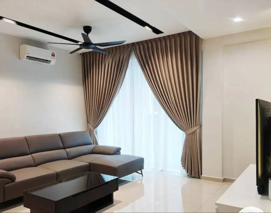 Cod Gorden Blackout Pasang Skat Klinik Hordeng Pintu Gordyn Vitrase