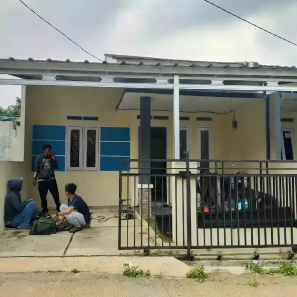 Kanopi baja ringan atap alderon, spandek pasir dan polos
