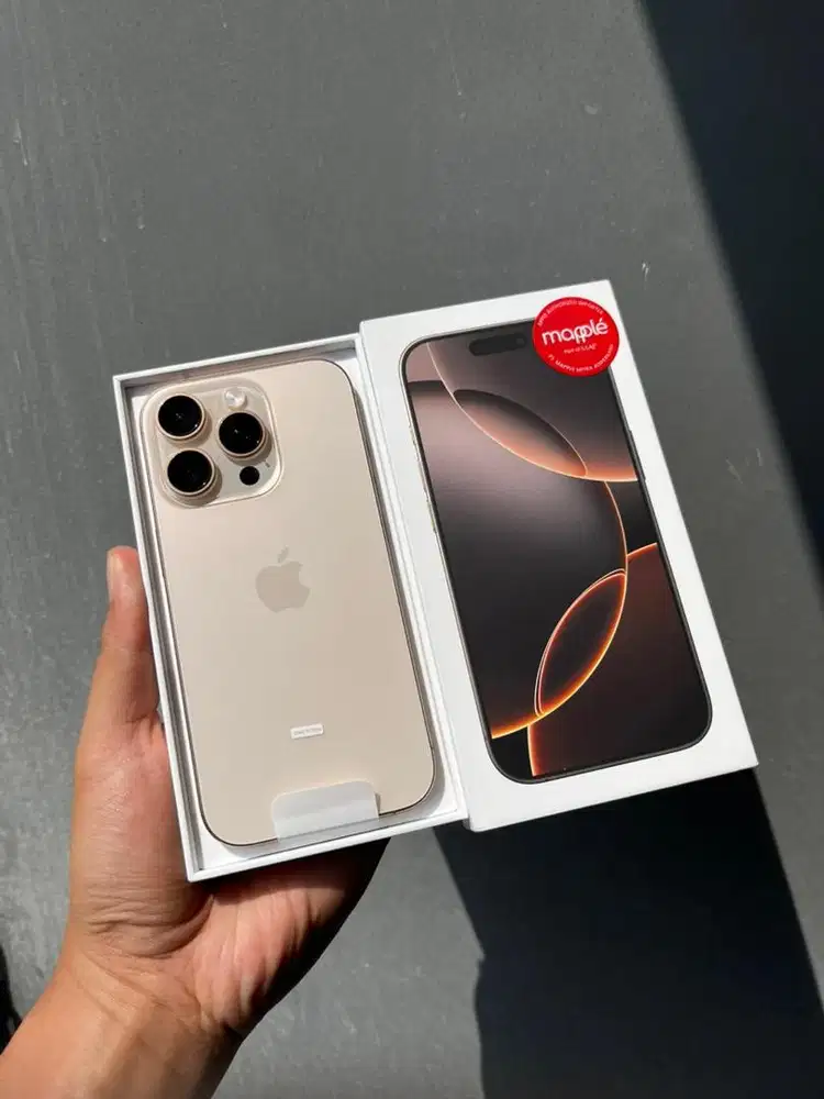 Iphone 16 pro 128gb iBox Bh 100% bisa tt