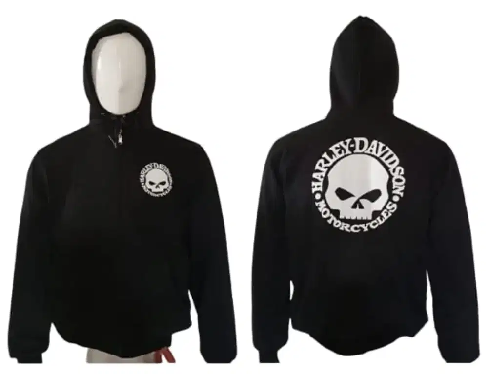 Sweater hoodie harley davidson keren keren