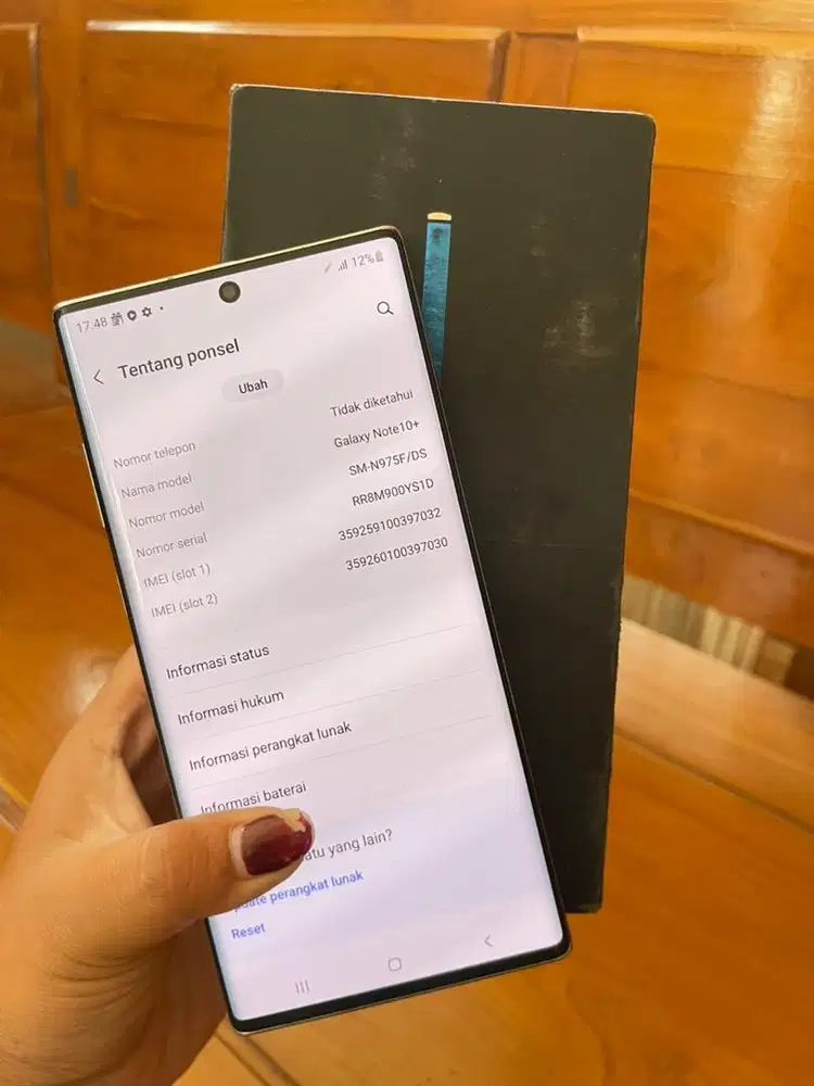 SAMSUNG NOTED 10 PLUS 12/256 SEIN
