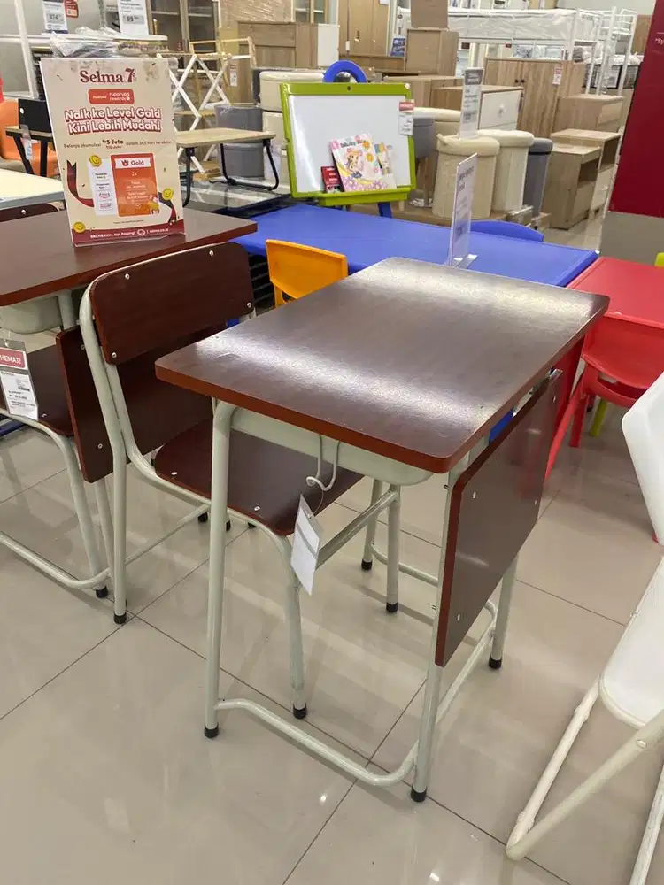 jual meja belajar set sekolah murah informa/selma