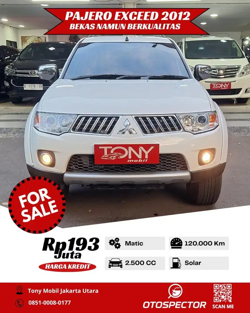 Mitsubishi Pajero Exceed 2012 Putih