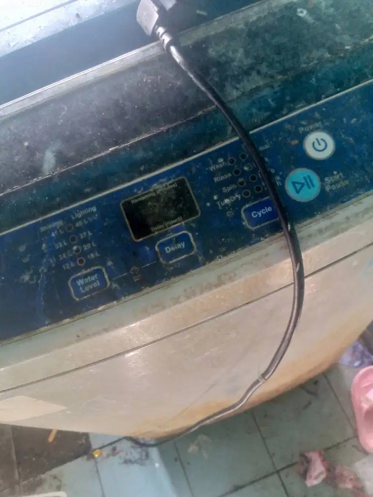 Mesin Cuci Aqua 1 Tabung AQW - 77D - H -