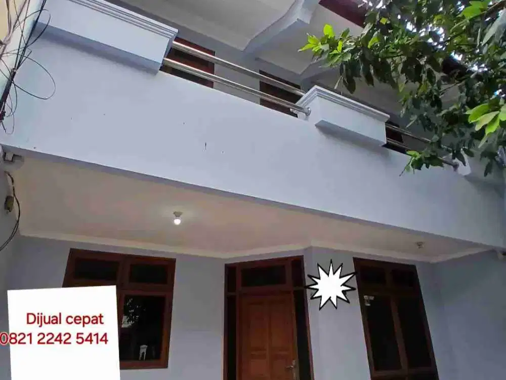 Jual cepat  rumah bebas Banjir Pondok kelapa Jakarta Timur