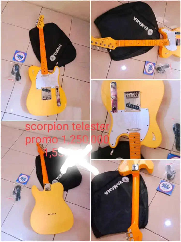 Gitar listrik telecaster original china scorpion