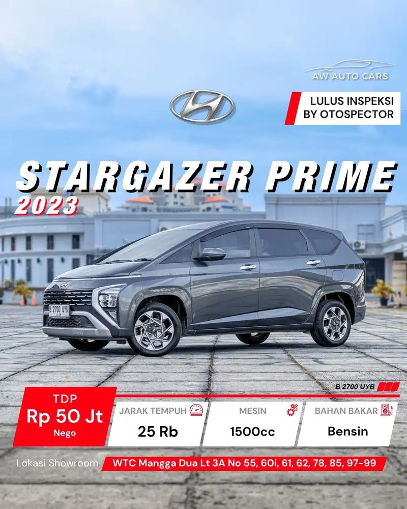 [KM 25 RB] Hyundai Stargazer Prime 2023 style trend 2022 x bose