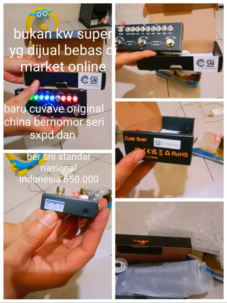 Effek gitar cuvave baru original china 1000persen original