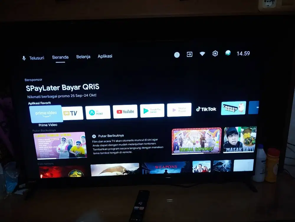 Dijual cepat Smartv Changhong 50inch