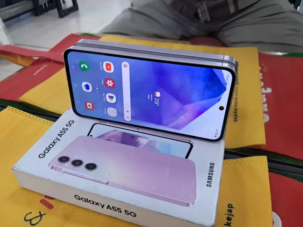 Samsung A55 5G Ram 8/256 gb lengkap normal