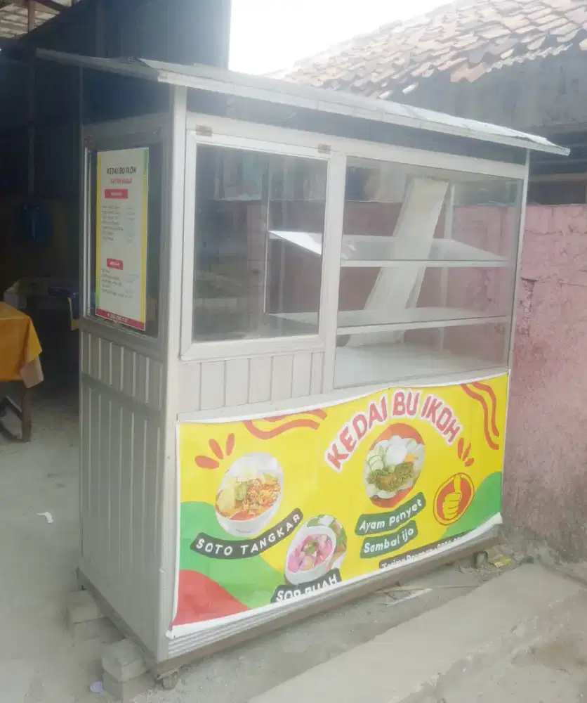 Dijual Gerobak Etalase Bagus