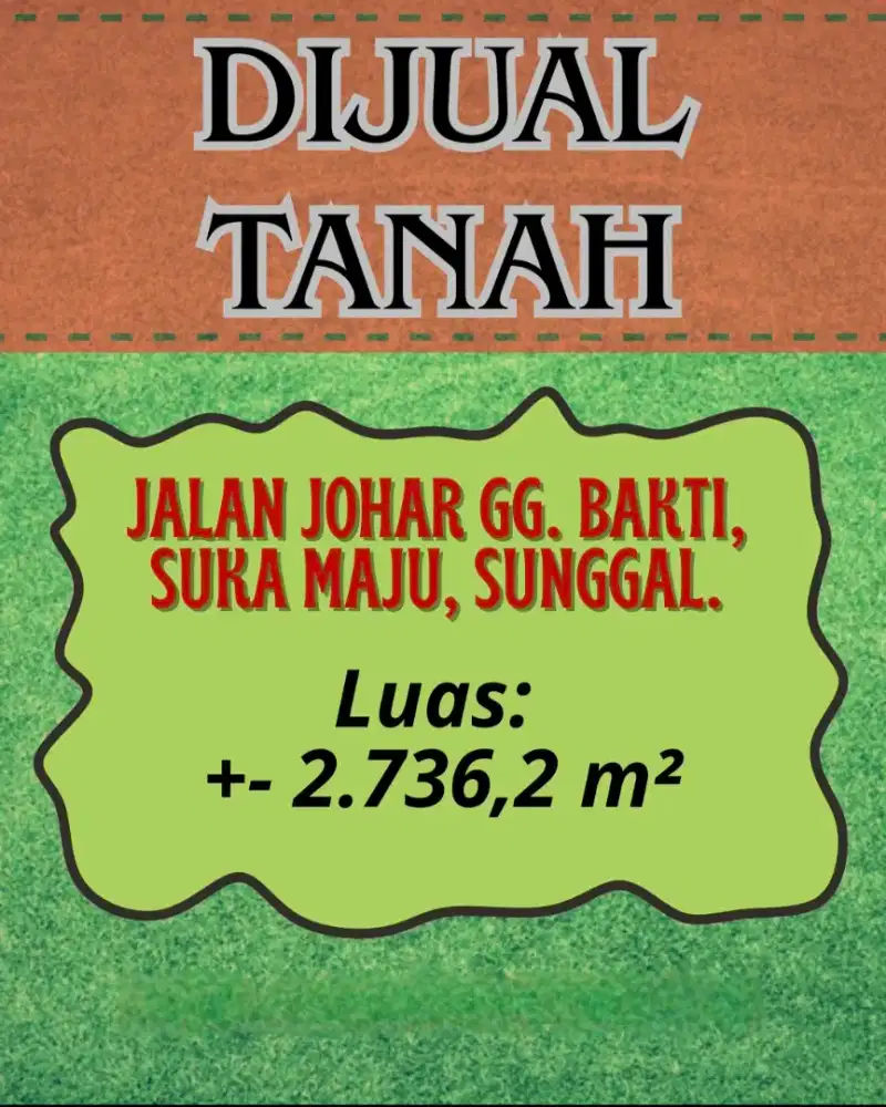Tanah Kosong (bebas banjir)