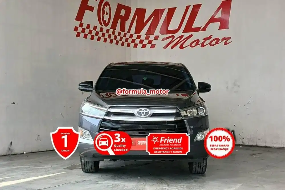 Toyota Kijang Innova 2.4 G Matic 2020 Abu abu diesel solar AT DP minim