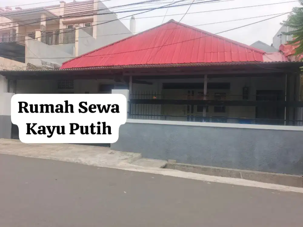 Disewakan Rumah Luas Siap Huni di Kayu Putih Jakarta Timur Sudah Renovasi