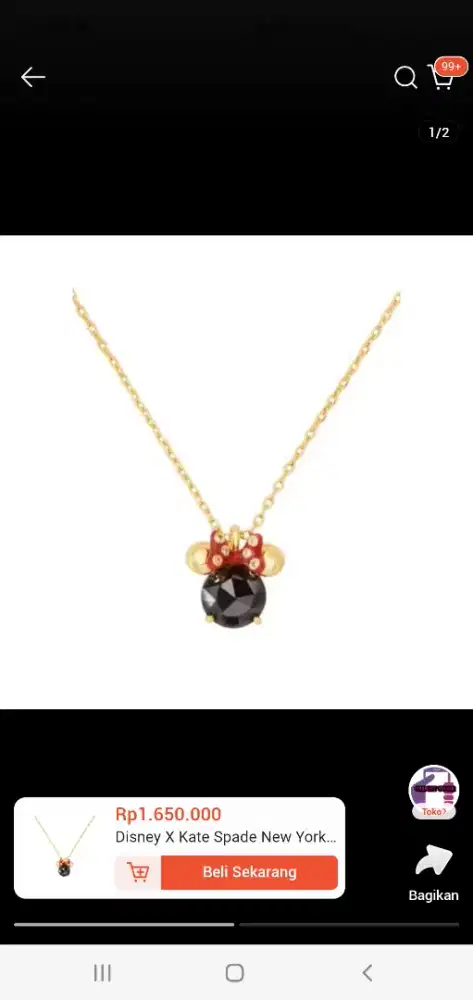 Kalung kate spade