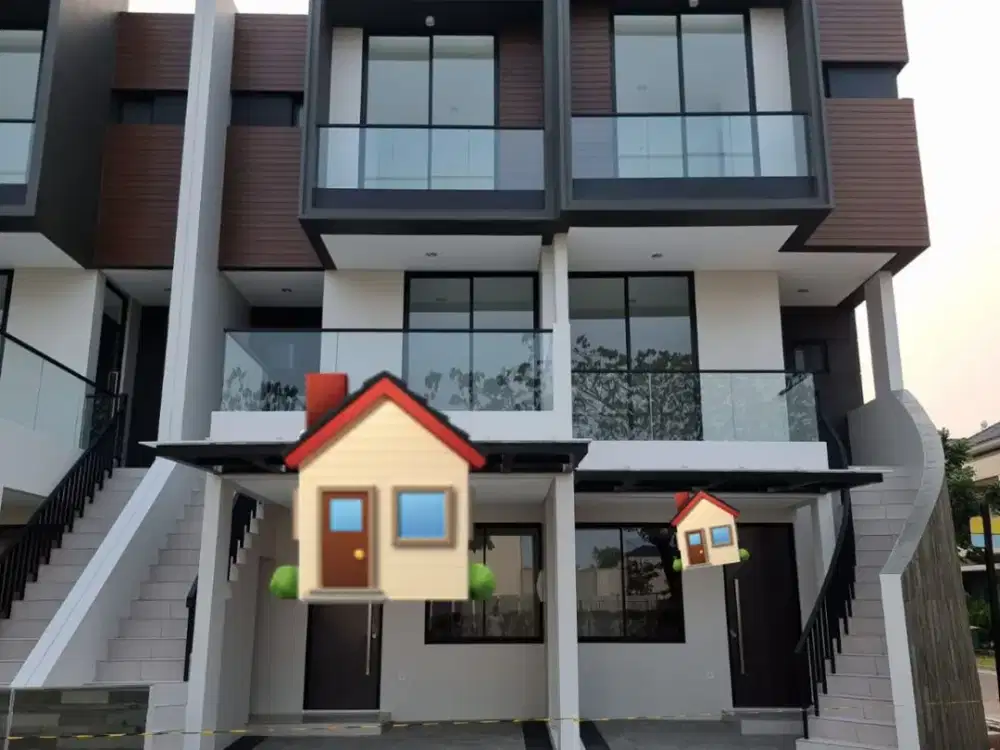 Dijual Rumah 3 Lantai di Golf Island PIK Uk.5x15 Kondisi Tersewa