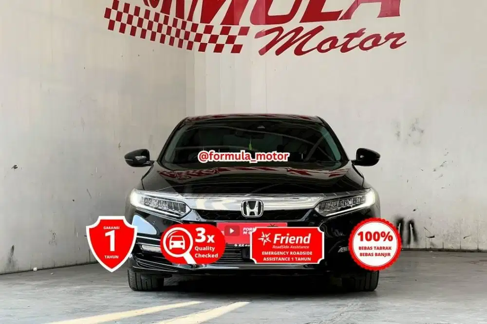 Honda Accord 2.4 Vtil Matic tahun 2020 hitam AT DP minim 71 juta