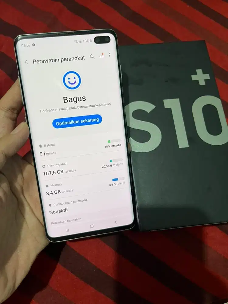samsung s10 plus sein like new banget