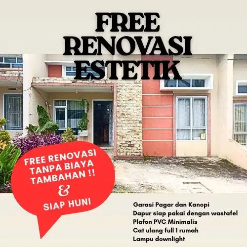 TYPE 45|FREE RENOVASI SUKABANGUN 2 DEPAN KOPI KLASIK, EL CLASSICO