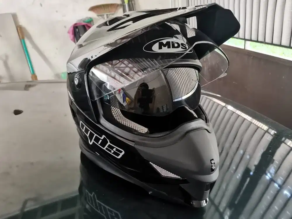 Helm MDS Super Pro Supermoto Hilam Glosy XL