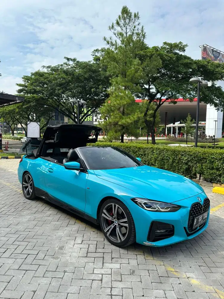BMW 430i Convertible 2022 Blue Biru 2023 BMW 430i 2021 Jual Cepet BU