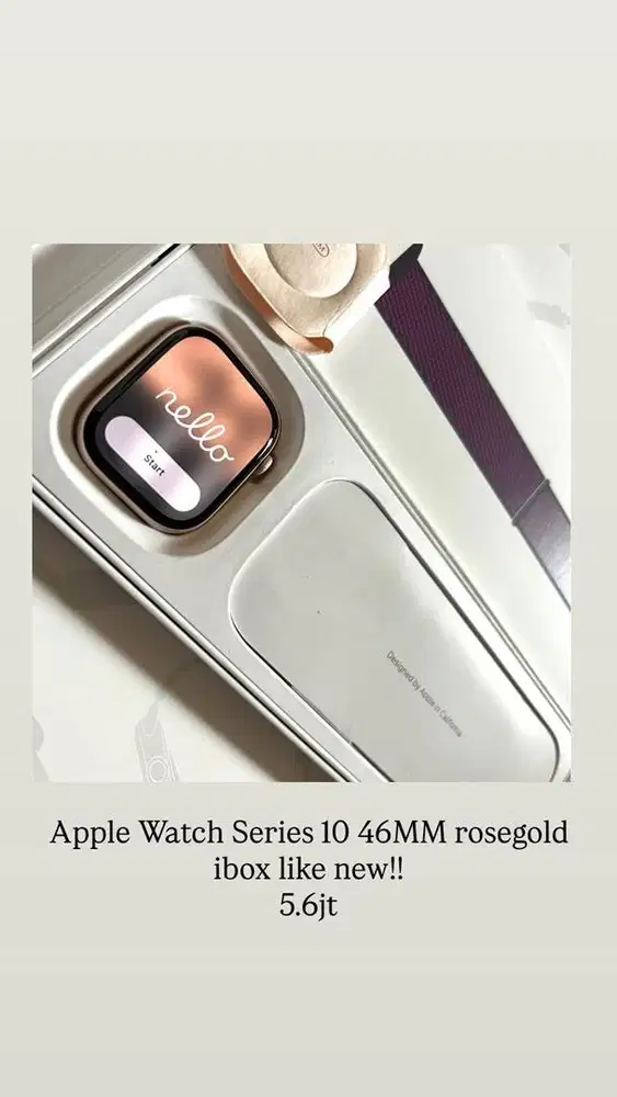 Apple Watch series 10 46MM rosegold