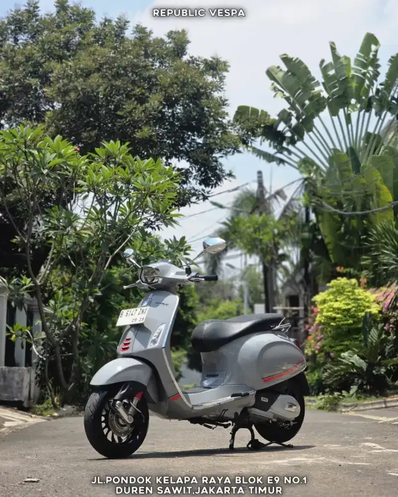 DIJUAL CEPAT VESPA SPRINT S 150 IGET ABS LED TH 2019 PERFECT CONDITION