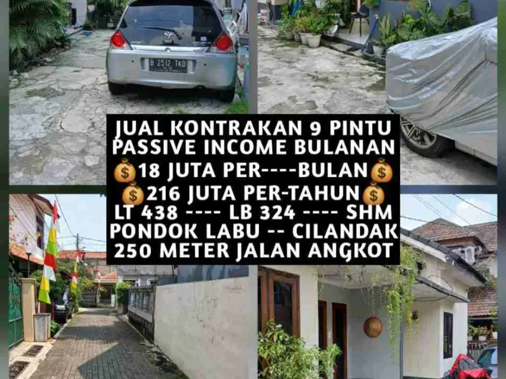 JUAL KONTRAKAN SUPER MURAH PONDOK LABU CILANDAK JAKARTA SELATAN