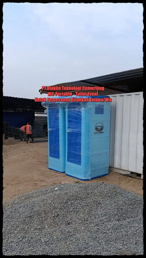 Toilet Modern WC Portable, Toilet Portable, Closet Jongkok/ Duduk Terj